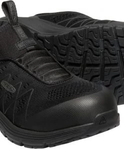 'Keen Utility' Women's Vista Energy ESD SR Carbon Fiber Toe - Black / Black