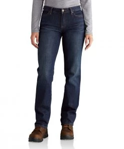'Carhartt' Women's Blaine Loose Fit Straight Leg - Bluestone