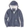 'Carhartt' Women's Clarksburg Sherpa-lined Hoodie - Folkstone Gray Heather