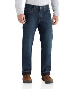 'Carhartt' Men's Relaxed Fit Holter Fleece Lined - Blue Ridge