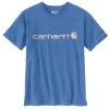 'Carhartt' Women's Loose Fit Heavyweight Graphic T-Shirt - Light Cobalt Heather 1 'Carhartt' Women's Loose Fit Heavyweight Graphic T-Shirt - Light Cobalt Heather