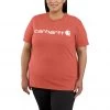 'Carhartt' Women's Loose Fit Graphic T-Shirt - Earthen Clay Heather