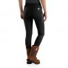 'Carhartt' Women's Fitted Lightweight Utility Legging - Black 2 'Carhartt' Women's Fitted Lightweight Utility Legging - Black