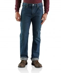 'Carhartt' Men's Rugged Flex Relaxed Knit Lined Straight Jean - Superior