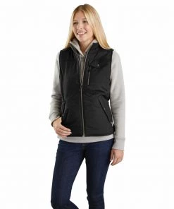 'Carhartt' Women's Utility Sherpa-Lined Vest - Black 8 'Carhartt' Women's Utility Sherpa-Lined Vest - Black