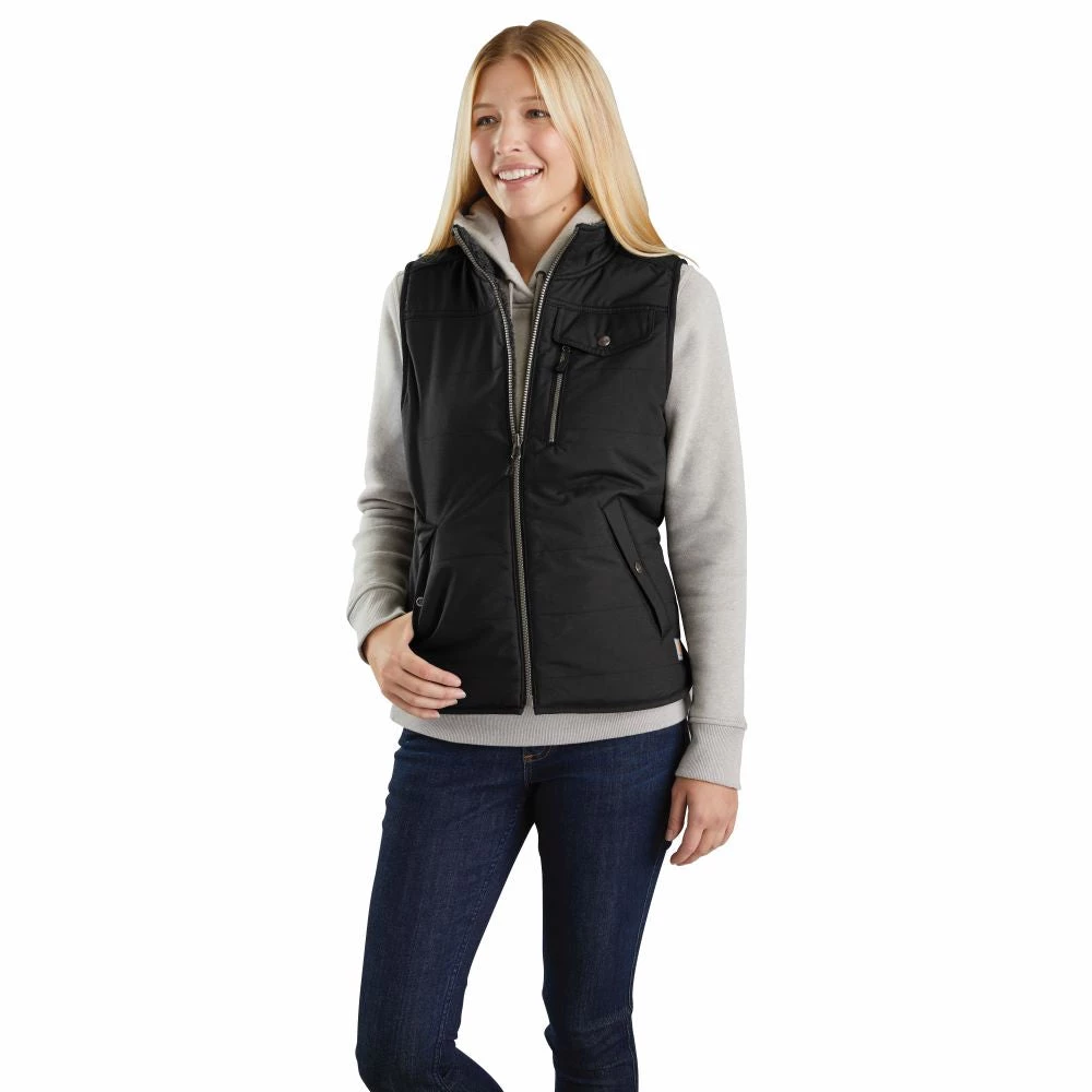 'Carhartt' Women's Utility Sherpa-Lined Vest - Black 5 'Carhartt' Women's Utility Sherpa-Lined Vest - Black