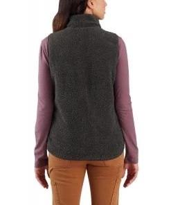 'Carhartt' Women's Utility Sherpa-Lined Vest - Black
