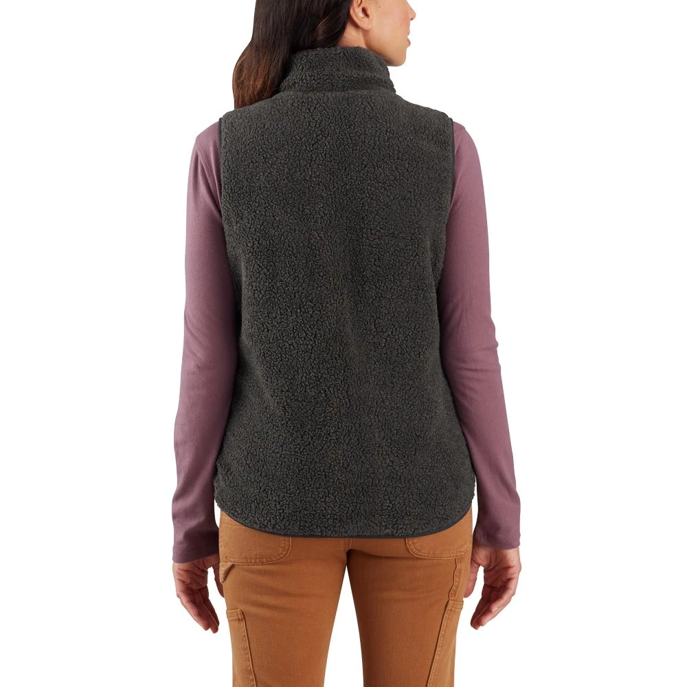 'Carhartt' Women's Utility Sherpa-Lined Vest - Black 4 'Carhartt' Women's Utility Sherpa-Lined Vest - Black
