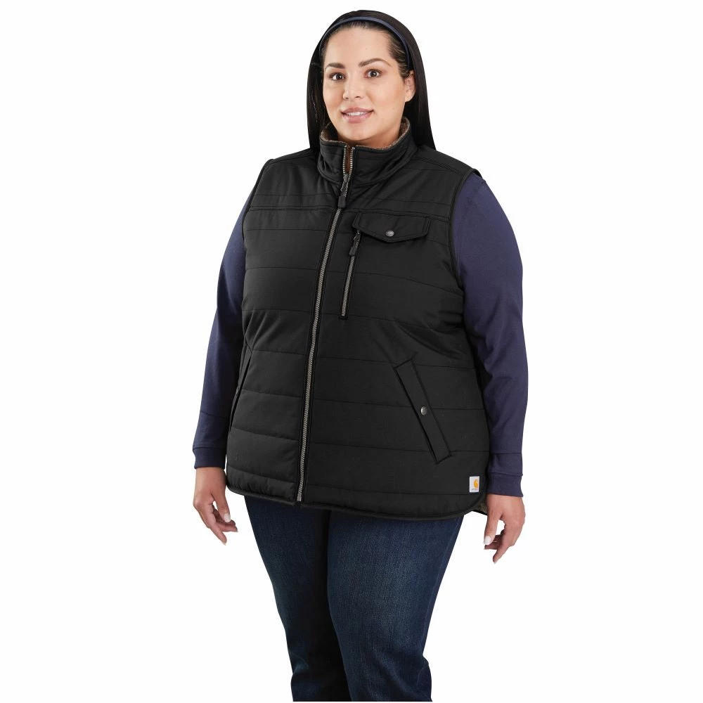 'Carhartt' Women's Utility Sherpa-Lined Vest - Black 6 'Carhartt' Women's Utility Sherpa-Lined Vest - Black