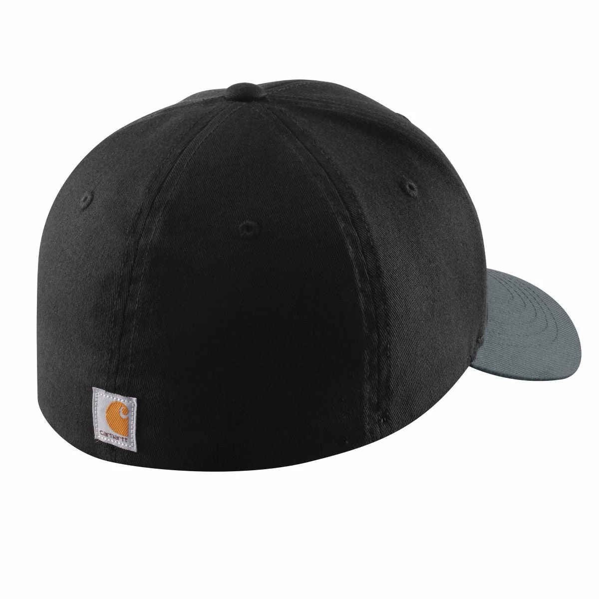 'Carhartt' Men's Rugged Flex Cap With Patch Logo - Black 4 'Carhartt' Men's Rugged Flex Cap With Patch Logo - Black