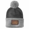 'Carhartt' Men's Knit Pom Pom Craftsmanship Beanie - Coal Heather 1 'Carhartt' Men's Knit Pom Pom Craftsmanship Beanie - Coal Heather