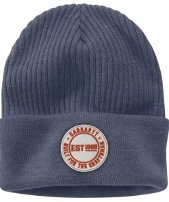 Men 'Carhartt' Knit Cuffed Craftsman Patch Beanie - Folkstone Grey