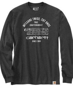 'Carhartt' Men's Heavyweight Craftsmanship Graphic T-Shirt - Carbon Heather