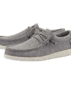 'Hey Dude' Men's Wally - Slate Houndstooth