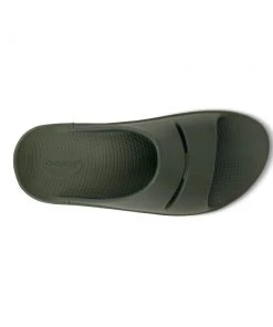 Shoes & Boots 'OOFOS' Unisex OOahh Slide Sandal - Forest Green