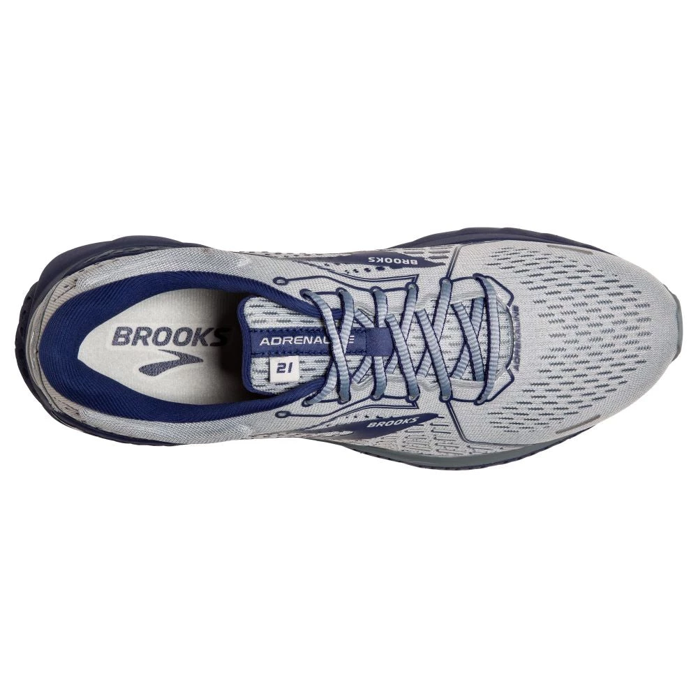 'Brooks' Men's Adrenaline GTS 21 - Grey / Tradewinds / Deep Cobalt 5 'Brooks' Men's Adrenaline GTS 21 - Grey / Tradewinds / Deep Cobalt