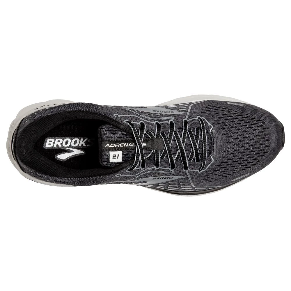 'Brooks' Men's Adrenaline GTS 21 - Pearl / Black / Grey 5 'Brooks' Men's Adrenaline GTS 21 - Pearl / Black / Grey