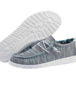 ‘Hey Dude' Men’s Wally Sox Funk - Ice Grey