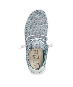 ‘Hey Dude' Men’s Wally Sox Funk - Ice Grey