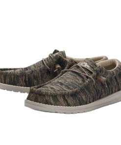 'Hey Dude' Men's Wally Sox - Woodland Camo