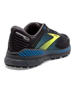 'Brooks' Men's Adrenaline GTS 22 - Black / Blue / Nightlife 12 'Brooks' Men's Adrenaline GTS 22 - Black / Blue / Nightlife