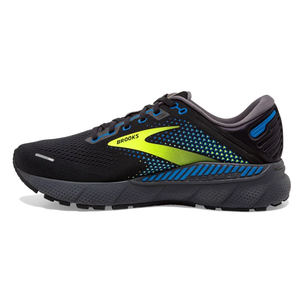 'Brooks' Men's Adrenaline GTS 22 - Black / Blue / Nightlife 8 'Brooks' Men's Adrenaline GTS 22 - Black / Blue / Nightlife