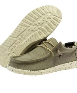 'Hey Dude' Men's Wally Stretch - Beige