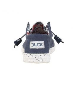 'Hey Dude' Men's Wally Stretch - Blue