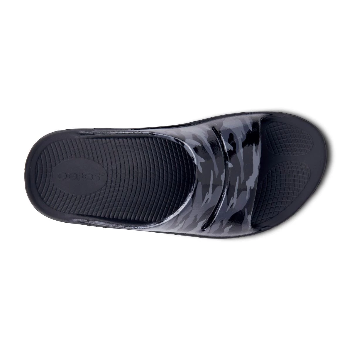 'OOFOS' Women's OOahh Slide Limited Edition - Black / Gray / Camo 5 'OOFOS' Women's OOahh Slide Limited Edition - Black / Gray / Camo