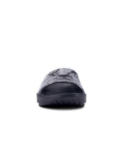 'OOFOS' Women's OOahh Slide Limited Edition - Black / Snake 11 'OOFOS' Women's OOahh Slide Limited Edition - Black / Snake