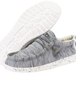 'Hey Dude' Men's Wally Stretch - Stone/White