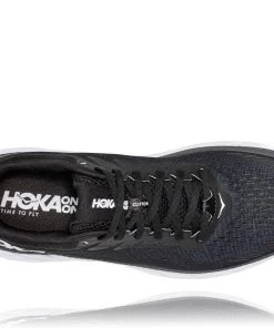 'HOKA' Men's Clifton 7 - Black / White