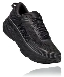 'HOKA' Men's Bondi 7 - Black / Black (Extra Wide)