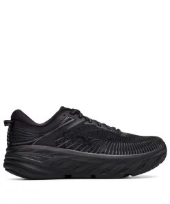'HOKA' Men's Bondi 7 - Black / Black (Extra Wide)