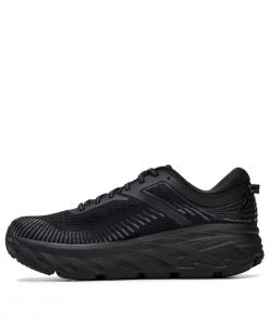 'HOKA' Men's Bondi 7 - Black / Black (Extra Wide)