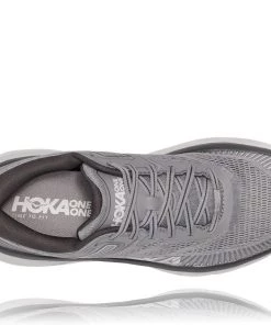 'HOKA' Men's Bondi 7 - Wild Dove / Dark Shadow