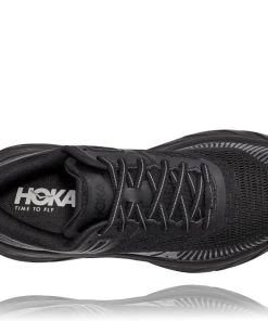 'HOKA' Women's Bondi 7 - Black / Black 8 'HOKA' Women's Bondi 7 - Black / Black