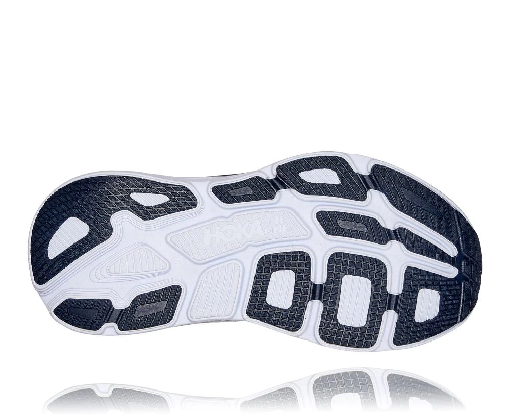 'HOKA' Women's Bondi 7 - Lunar Rock / Black Iris 4 'HOKA' Women's Bondi 7 - Lunar Rock / Black Iris