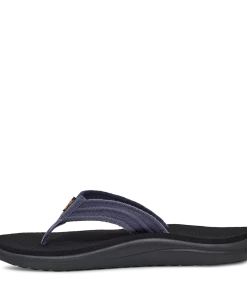 'Teva' Men's Voya Canvas Flip Sandal - Blue Indigo 12 'Teva' Men's Voya Canvas Flip Sandal - Blue Indigo