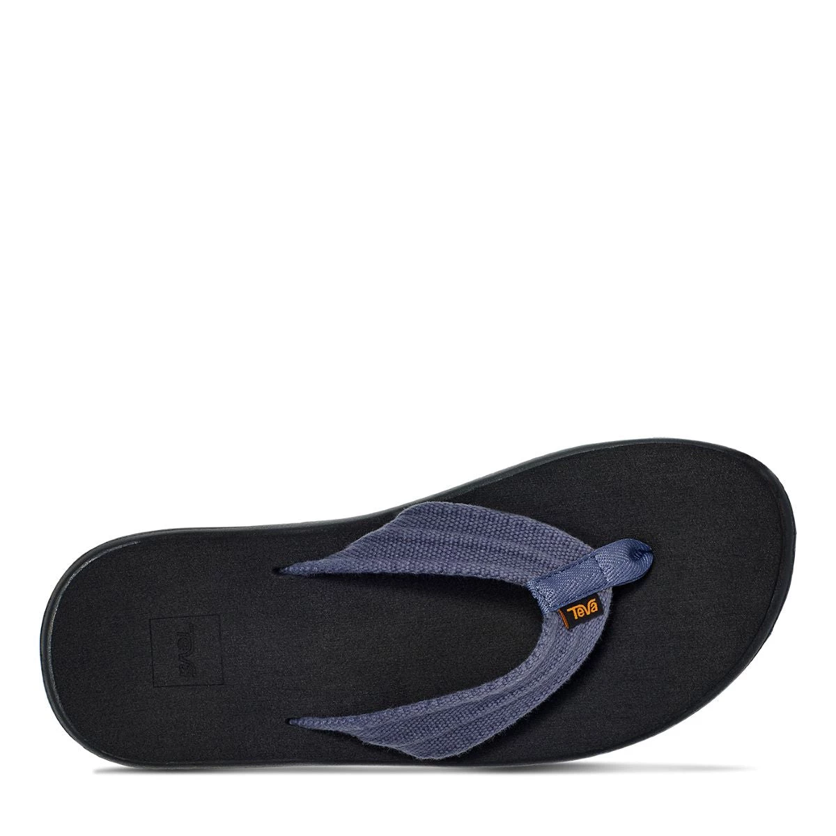 'Teva' Men's Voya Canvas Flip Sandal - Blue Indigo 4 'Teva' Men's Voya Canvas Flip Sandal - Blue Indigo
