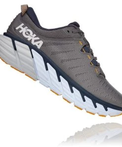'HOKA' Men's Gaviota 3 - Charcoal Grey / Ombre Blue