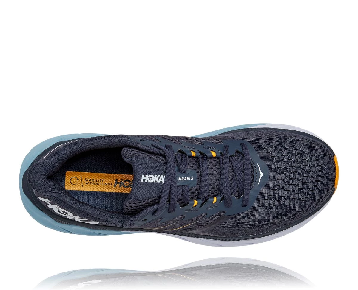 'HOKA' Men's Arahi 5 - Ombre Blue / Blue Fog 4 'HOKA' Men's Arahi 5 - Ombre Blue / Blue Fog