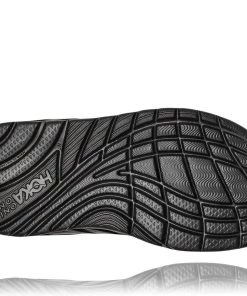 'HOKA' Women's Ora Recovery Flip - Black / Dark Grey