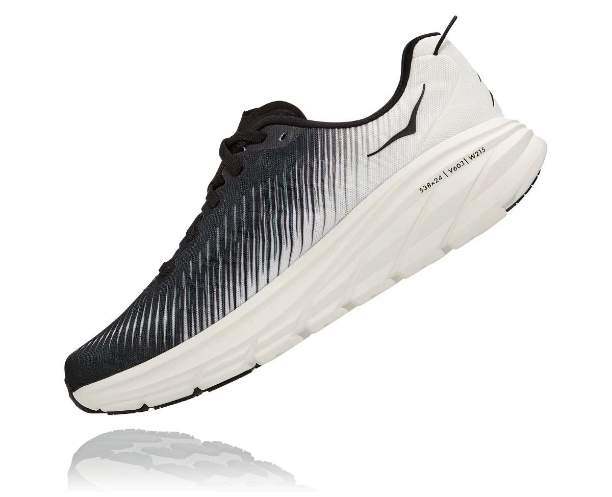 'HOKA' Men's Rincon 3 - Black / White 6 'HOKA' Men's Rincon 3 - Black / White