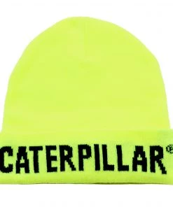 'Caterpillar' Men's Flashlight Insulated Beanie - Hi-Vis Yellow