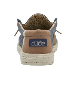 'Hey Dude' Men's Wally Free - Natural Blue