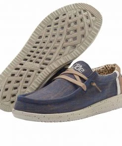 'Hey Dude' Men's Wally Free - Natural Blue
