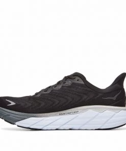 'HOKA' Men's Arahi 6 - Black / White (Wide) 11 'HOKA' Men's Arahi 6 - Black / White (Wide)