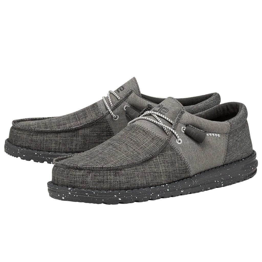 'Hey Dude' Men's Wally Tri - Cinder Block 3 'Hey Dude' Men's Wally Tri - Cinder Block