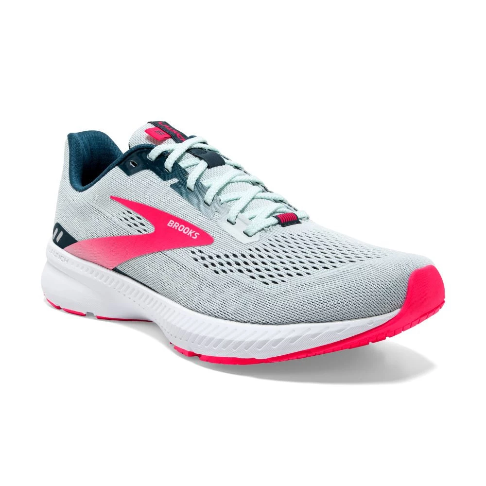 'Brooks' Women's Launch 8 - Iceflow / Navy / Pink 6 'Brooks' Women's Launch 8 - Iceflow / Navy / Pink